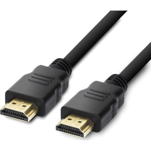 Black high Speed 1.4V gold plated HDMI wire lines TV 1080p 3D PS4 HDMI power cable for set-top box computer projector 1.5M