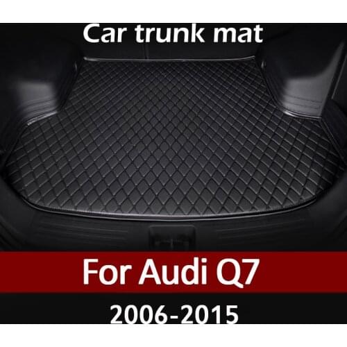 MIDOON Car trunk mat for Audi Q7 FIVE SEAT 2006-2015 cargo liner carpet interior accessories cover