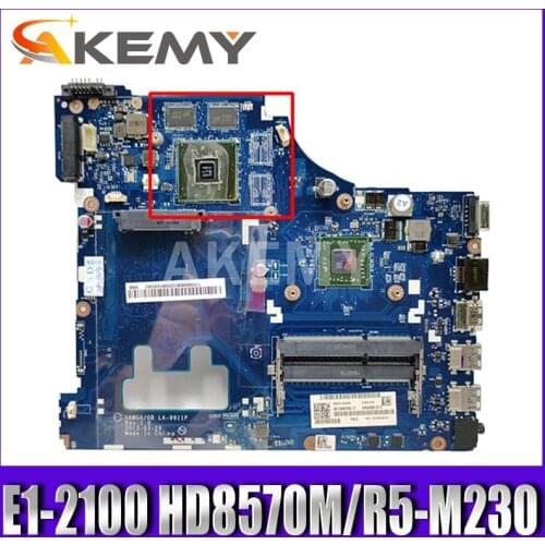 LA-9911P Laptop motherboard for Lenovo G505 original mainboard AMD E1-2100 HD8570M/R5-M230