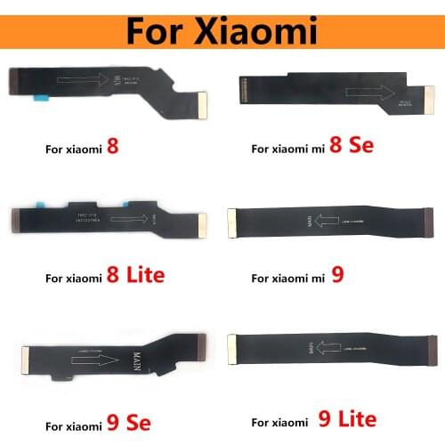 New Mainboard Motherboard Flex For Xiaomi Mi 11 10 10T 6 8 9 Se 10T Lite 9T Note 10 Pro Flex Placa Logica Com Placa Inferior
