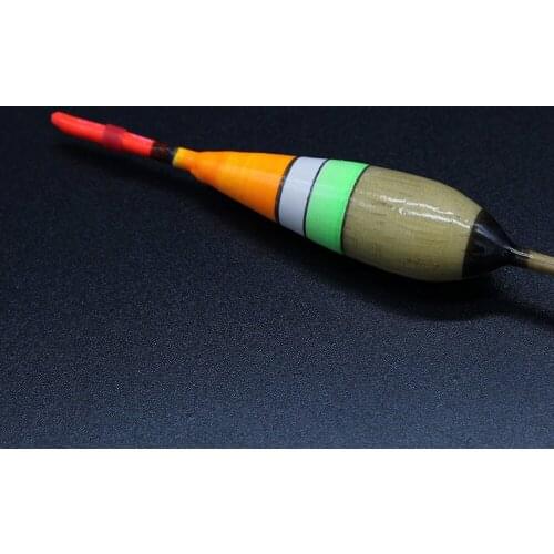 Newdonghui 10pcs Bobber Paulownia Wood Fishing Float 9.5cm Length For Different Fishing Environment WF