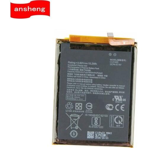 New original High Quality 4000mAh Battery For ASUS C11P1805 smart phone