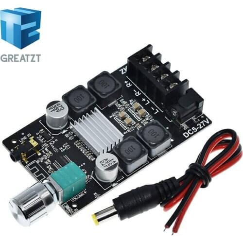 GREATZT HIFI stereo Bluetooth 5.0 digital power amplifier board TPA3116 50WX2 speaker audio amplifier with filter