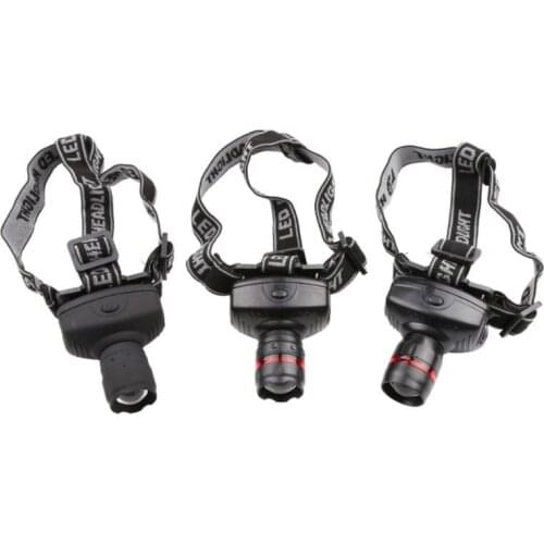 Portable Mini Powerful LED Headlamp Battery Waterproof Light Head Torch Head Lamp By Battery For Fishing Hunting Flashlight