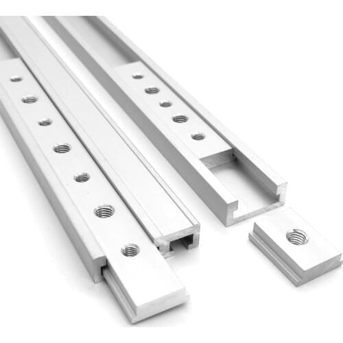 Aluminum M6 / M8 T-rail Aluminum Alloy Sliding Nut T-nut for 30/45 T Rail Clamp Screw Groove Fastener Woodworking Tool