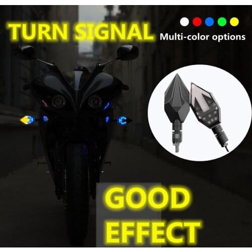 1 Pair Motorcycle LED Lights Turn Signal Lights Super Bright Warning Lamp Strobe Lights For Motorcycle Lamp Accessories