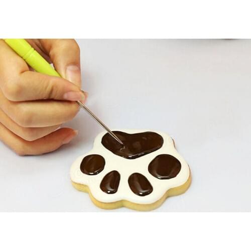 1pc Icing Piping Sugar Needle for Cookies Stainless Steel Bakeware Stir Needle Kitchen Baking Tools