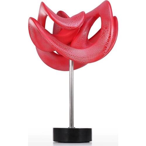44CM TRAJECTORY OF THINKING RESIN MODERN ABSTRACT CRAFTS OFFICE HOME DECORATIONS SCULPTURE ART RESIN STATUE FOR DECORATION R2132