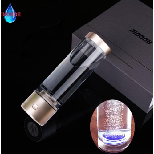 Titanium Electrolysis Nano Hydrogen Water Generator Super Antioxidants Alkaline Ionizer Bottle Multifunction Pure H2 Ventilator
