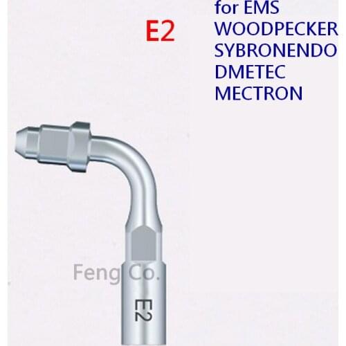E2 Ultrasonic Scaler Tips Endo Perio Dental Scaling Fit EMS Woodpecker Handpiece Dentistry Instrument