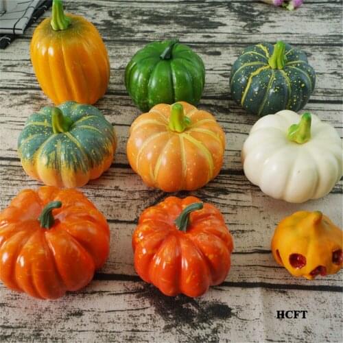 Simulation fake pumpkin model hotel restaurant store shop home Halloween christmas decorations artificial vegetables props