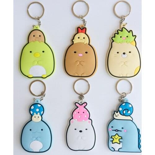 IVYYE Sumikko Gurashi Style Anime Key Chain PVC Figure Keyring Keychain Keyholder Birthday Gift Unisex