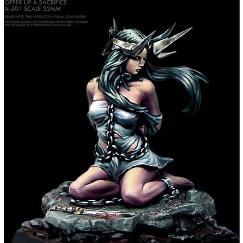 32MM Resin model kits figure beauty colorless and self-assembled A-501