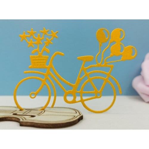 Bicycle Metal Cuting Dies Scrapbooking Embossing Folders for DIY Album Cardmaking Craft Stencil Greeting Photo Paper