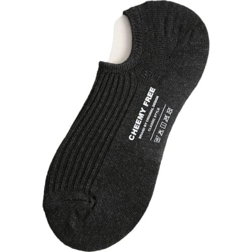 Fashion Mens Solid Cotton Socks Thick Anklets Casual Relaxation Boys Low Cut Multi Colors