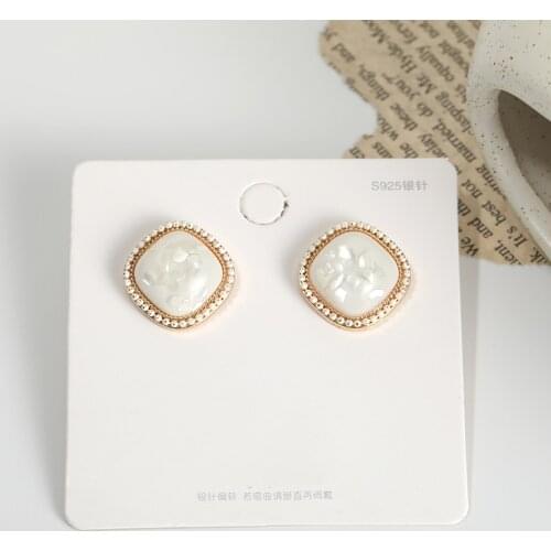 Ear Ring for Women 2021#Cubic Zirconia Needle Simple Pendiente Personality Exquisite Cute/Romantic Party Delicate Stud Earring