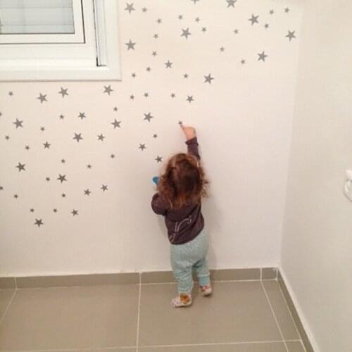 Stickers Creative Combination Stars Bathroom Accessories Kids room Living Room Decoration Wallpaper Self Adhesive Wall Stickers