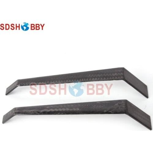 One Pair Carbon Fiber Landing Gear with 3K Treatment for 50 Grade Nitro Airplanes-Type A