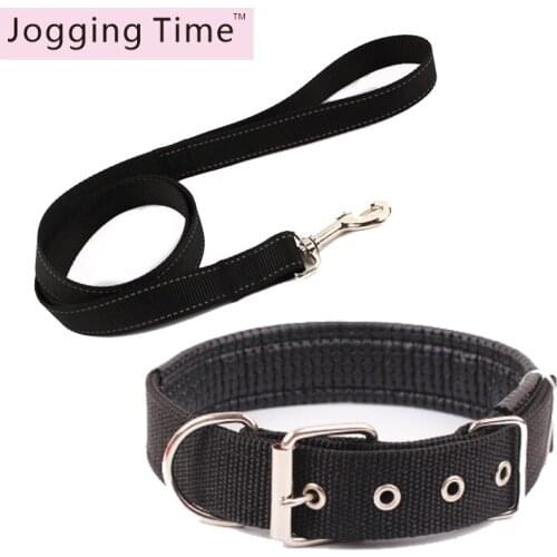 Pet dog Collar leash set Comfort dog leashes Cotton Nylon Strap for Small cat large dogs Collars and leashes set Retractable