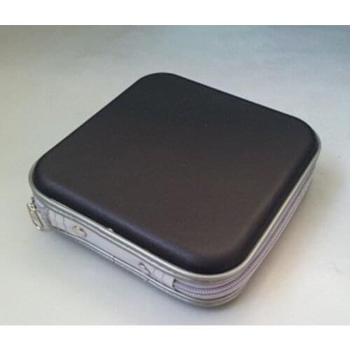 Portable 40pcs Disc CD DVD Wallet Storage Organizer Case Boxes Holder CD Sleeve Hard Bag Album Box Cases with Zipper