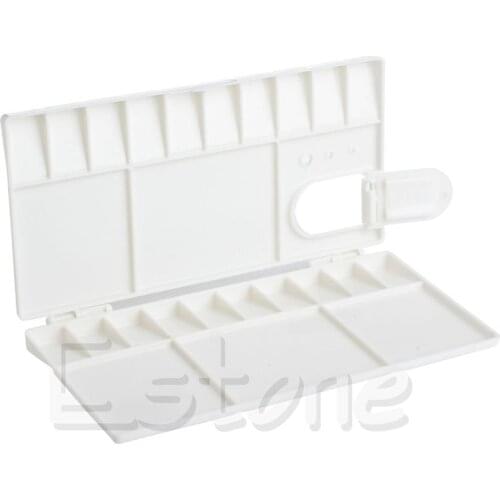 Portable 33/25 Grids Large Art Paint Tray Artist Oil Watercolor Plastic Palette
