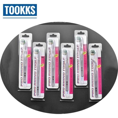 Switzerland Standard Tweezers High Precision Dull Polish Stainless Steel Tweezers Electronic Repair Hand Tools