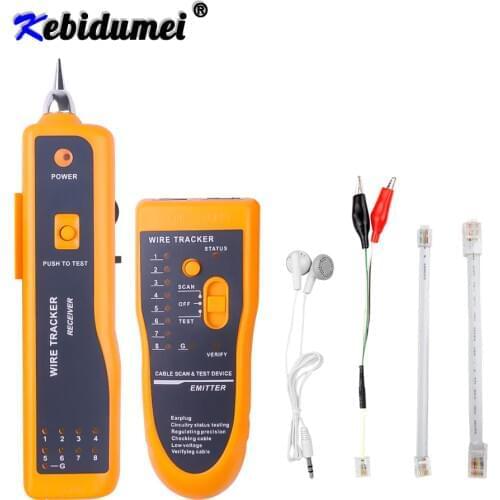 New RJ11 RJ45 Cat5 Cat6 Telephone Wire Tracker Tracer Toner Ethernet LAN Network Cable Tester Detector Line Finder