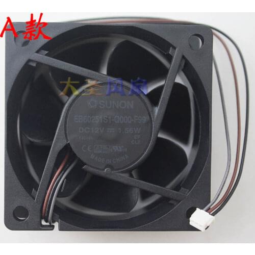 ES551 projector fan Sunon EB60251S1-Q010-F99 SUNON 6025 12V EB60251S1-Q000-F99 cooling fan FOR SUNON