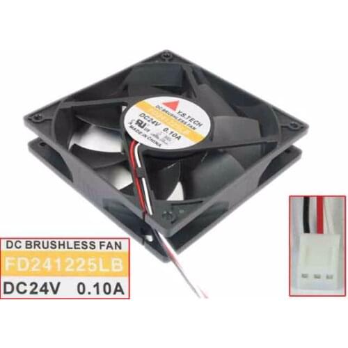 Y.S.TECH FD241225LB DC 24V 0.10A 120x120x25mm Server Cooling Fan