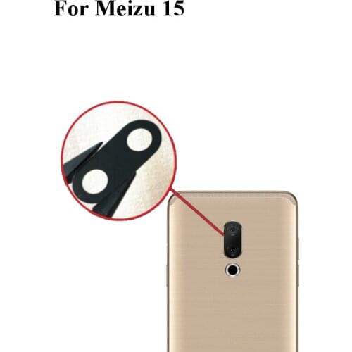 High quality For Mei zu 15 Meizu15 MX 15 Back Rear Camera Glass Lens Repairment Repair parts test good For Mei zu 15 MX15