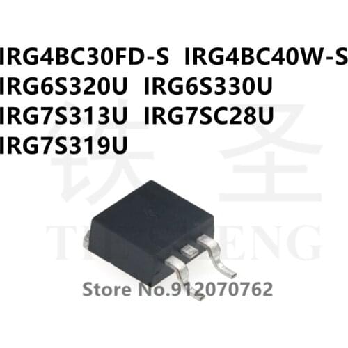 10PCS/LOT IRG4BC30FD-S IRG4BC40W-S IRG6S320U IRG6S330U IRG7S313U IRG7SC28U IRG7S319U TO-263