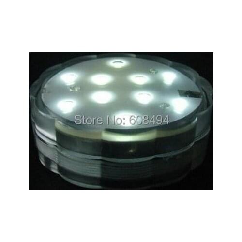 10smds LED White Submersible Light Remote Controllable Floralytes wedding Christmas Valentine Vase Base light table centerpiece