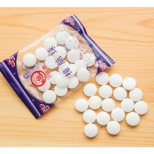 20 Pcs/Bag Natural Camphor Ball Wardrobe Shoe Odor Removal Insect-resistant Moth-proof Household Merchandises Moth Mildew Proof