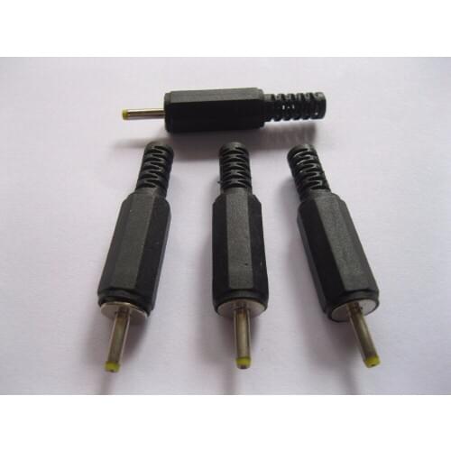 300pcs DC Power Male plug Connector 2.5mm*0.7mm Adapter Yellow Head Plastic Handle Soldering