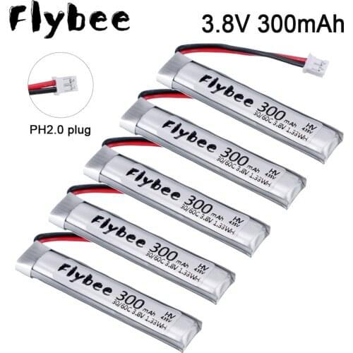 3.8V 300mAh 30C Lipo Battery For Snapper6 Snapper7 Snapper8 Mobula7 UR65 US65 UK65 RC FPV Racing Drone Spare Parts