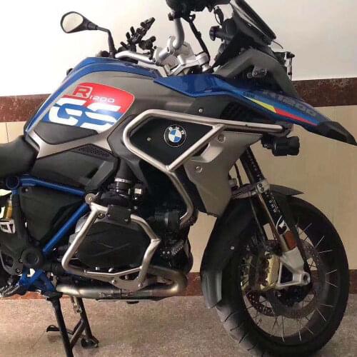 Motorcycle Accessories Upper Lower Engine Guard Highway Crash Bar Bumper Frame Slider For 2017 2018 BMW R 1200 GS LC R1200GS