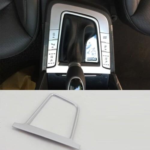 Car Accessories Interior ABS LHD ABS Gear Shift Panel Cover Decorative Trim For Hyundai Elantra 2018 Car-styling
