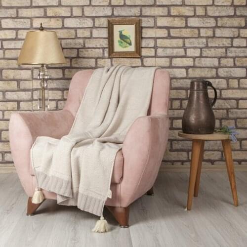 Betires Home Knitted Throw