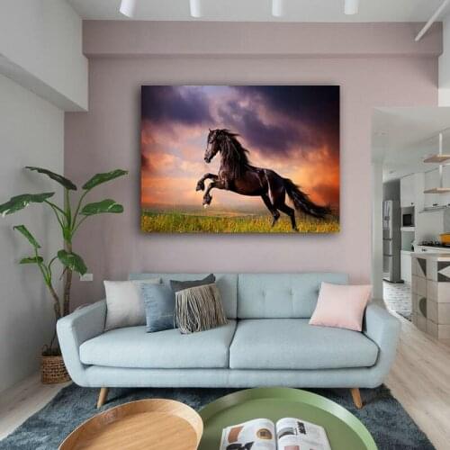 DIY colorings pictures by numbers with horse picture drawing painting by numbers framed Home