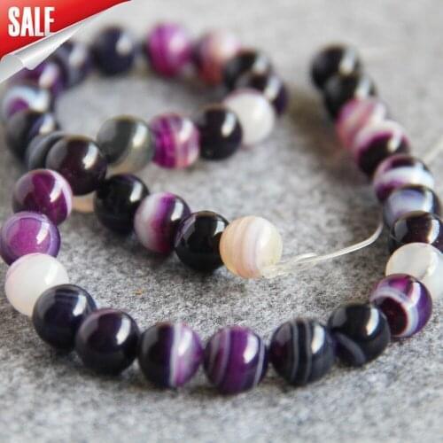 For Necklace Bracelet 10mm Multicolor Purple Semi Finished Stone Ball Gift Beads Round DIY Loose Carnelian 15inch Jewelry Making