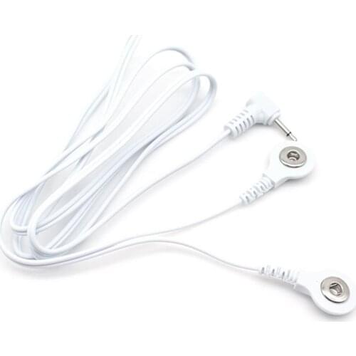 EXVOID Electro Cable for Penis Ring Anal Plug Electrical Accessories 2 Button Connector Electric Shock Wire Therapy Massager