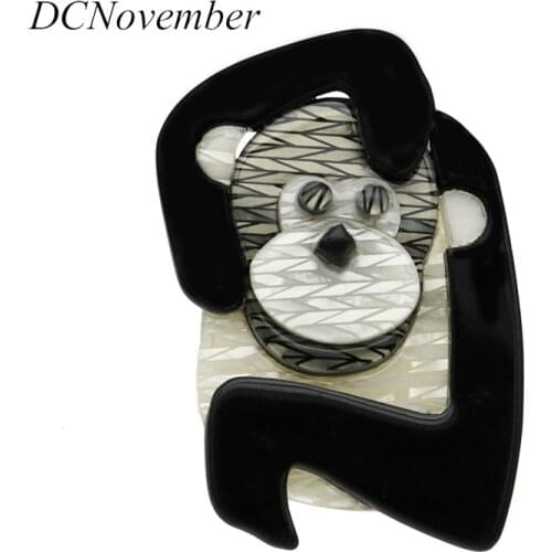 Gorilla Brooch Pin Monkey Brooches Environmental Acrylic Animal Vintage Brooch Pins Accessory