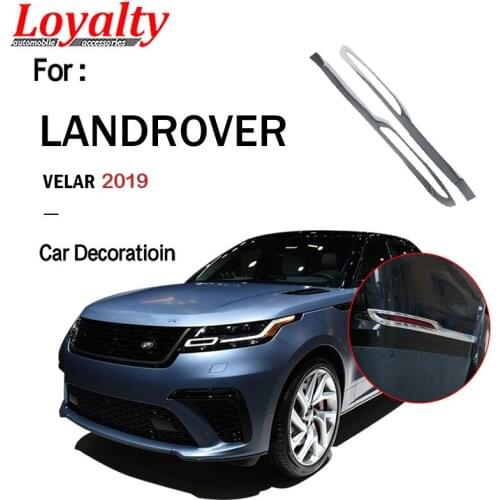 Loyalty For Land Rover velar 2019 ABS Chrome Rear Fog Lamp Shade Taillight Trim Cover Car Styling Auto Accessories