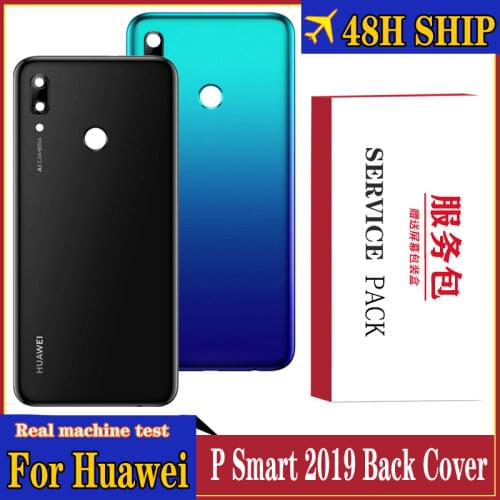 Original Battery Cover for Huawei P smart 2019 Plast Back housing Replacement Repair Parts Apply to Huawei P smart 2019 POT-LX1