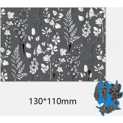 13*11 cm leaves new Metal Cutting Dies for card DIY Scrapbooking stencil Paper Craft Album template Dies