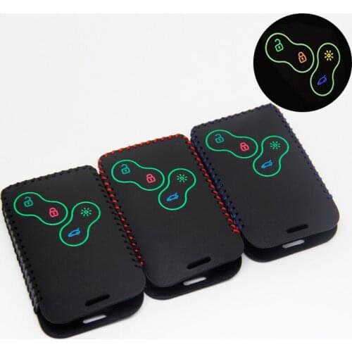 For Renault 17 new Koleos Kadjar accessories car Luminous key case key protection shell decorative key cover Auto Accessories