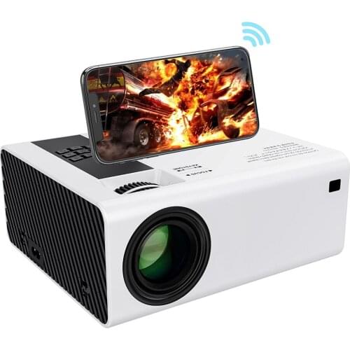 1080P Projector Y6 LED Portable Projector 3300 Lumens WIFI Sync display LCD Home Theater Movie Beamer Proyector for Home Office