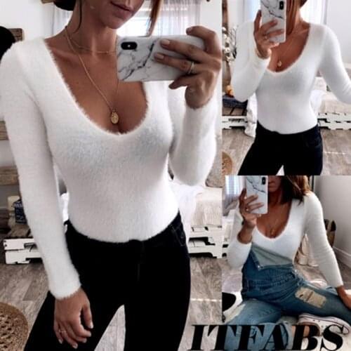 Long Sleeve Black Bodysuit V Neck Casual Spring Winter White Body Top Sexy Women 2021 Bodysuits Streetwear