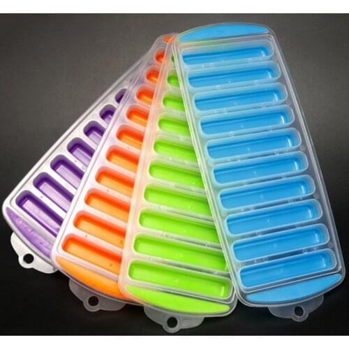 Silicone Ice Cube Tray Mold Reusable Cylinder Freeze Ice Mould For Water Bottle Pudding Jelly Chocolate Cookies Mold Maker