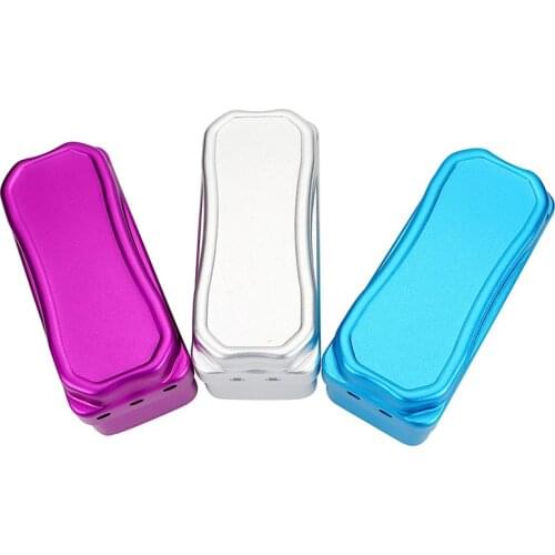 Dental Aluminium Bur Box 30/72 Holes Drill Placement Box Dental Tools Dentist Autoclave Sterilizer Case Disinfection Holder